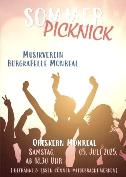 Sommer Picknick 2024, © MV Burgkapelle Monreal e.V.