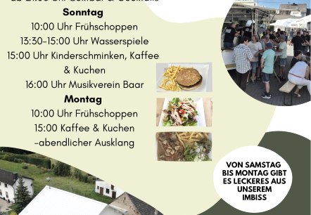 Plakat Kirmes in Oberbaar, &copy; F&ouml;rderverein FFW Baar