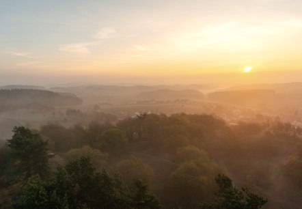 Traumhafter Sonnenaufgang &uuml;ber Boos, &copy; Laura Rinneburger
