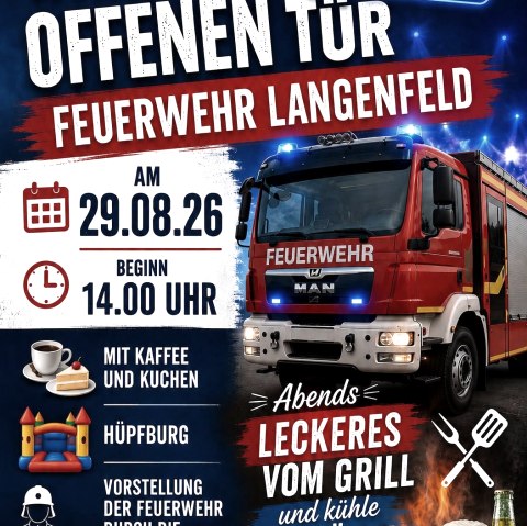 Plakat, &copy; FFW Langenfeld
