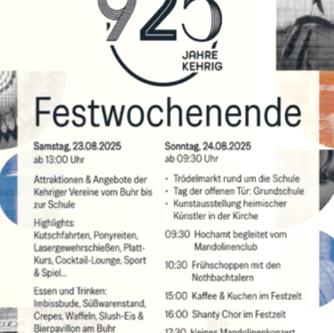 Festwochenende 925 Jahre Kehrig, © Kehrig