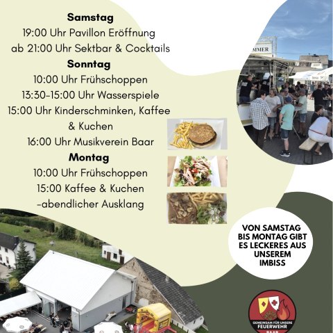 Affiche de la kermesse d'Oberbaar, &copy; F&ouml;rderverein FFW Baar