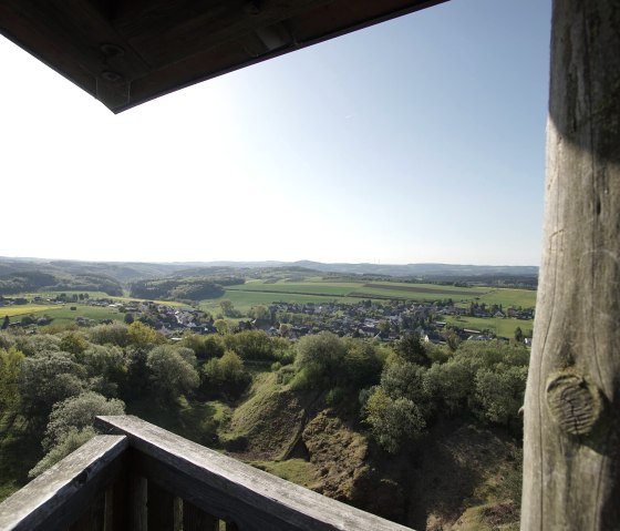 Aussicht vom Booser Eifelturm, © Foto: Laura Rinneburger, Quelle: Touristik-Büro Vordereifel