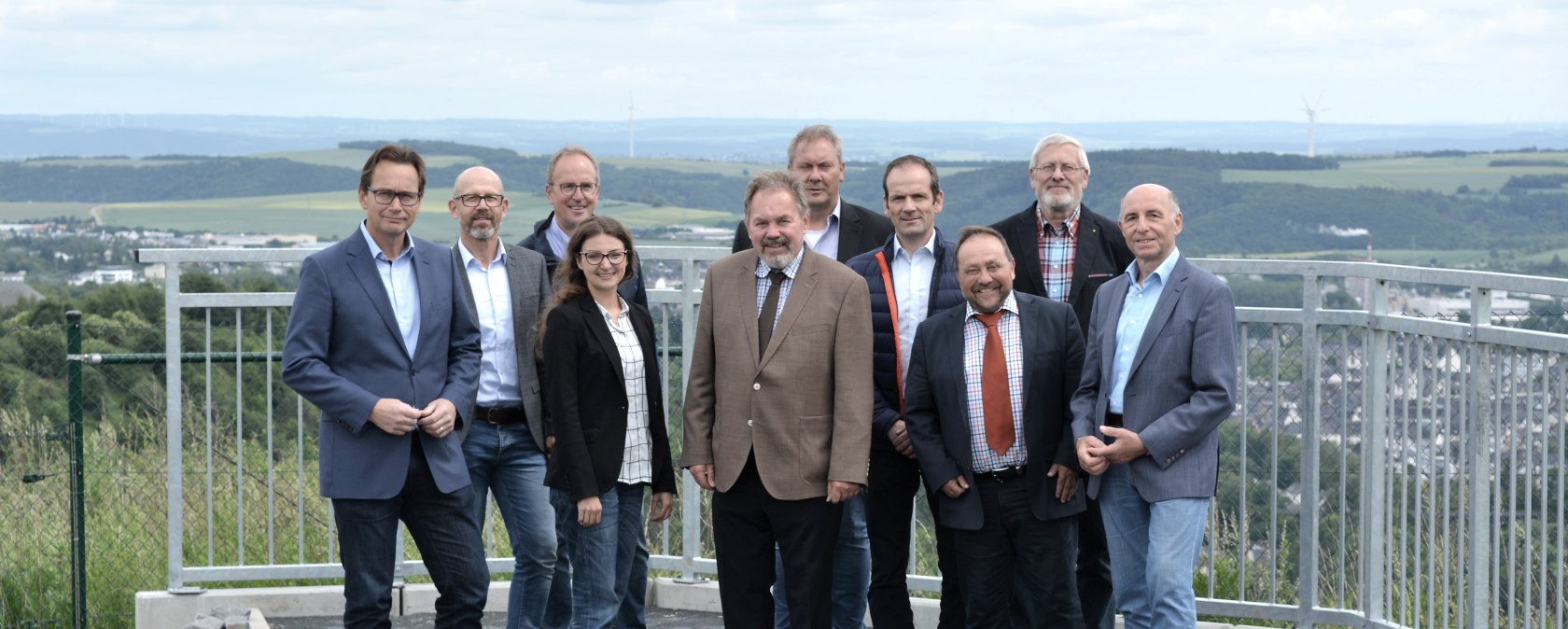 Eröffnung der Aussichtsplattform &quot;Am Johannesknecht&quot; in St.Johann