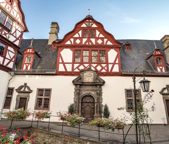 Cour intérieure du château de Bürresheim, © Laura Rinneburger