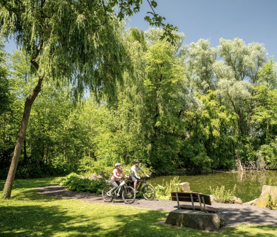 Vulkanpark-Radweg, idyllischer Entenweiher bei Plaidt, &copy; Eifel Tourismus GmbH, Dominik Ketz