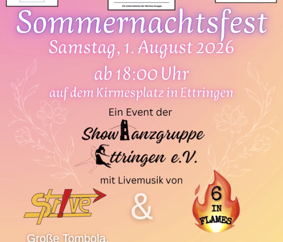 Sommernachtsfest in Ettringen, &copy; Showtanzgruppe Ettringen e.V.