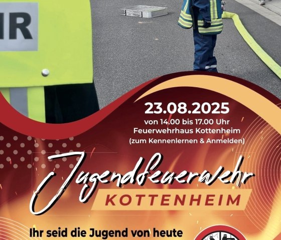 Plakat Jugenfeuerwehr, © FFW Kottenheim
