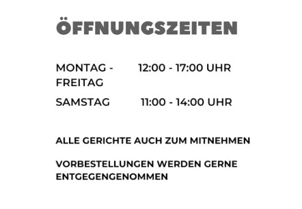 &Ouml;ffnungszeiten Engels K&uuml;che, &copy; Foto: Engels K&uuml;che, Quelle: Touristik-B&uuml;ro Vordereifel