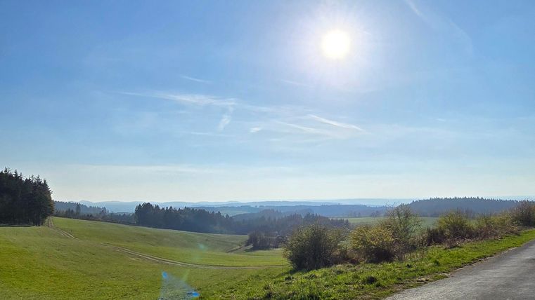 Natur pur - Rennstreckenabschnitt Pflanzgarten/Brünnchen schnell per Fußweg zu erreichen