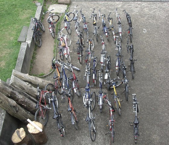 HausAcht Radfahrer Willkommen, &copy; Marcus H&uuml;sgen