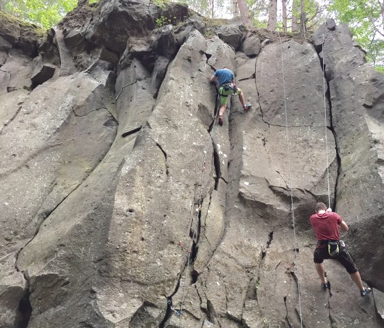 Kletterer im Vorstieg, &copy; Hendrik Kardinal