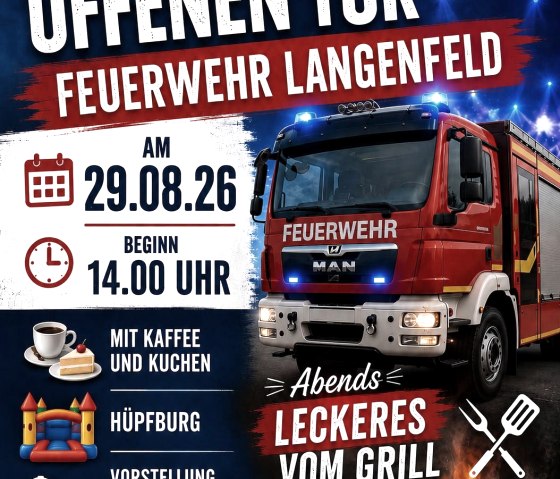 Plakat, &copy; FFW Langenfeld