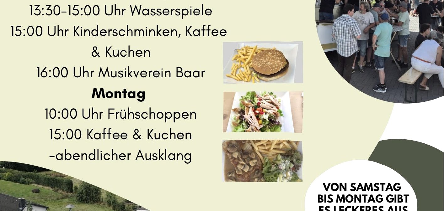Poster for the Fair in Oberbaar, &copy; F&ouml;rderverein FFW Baar
