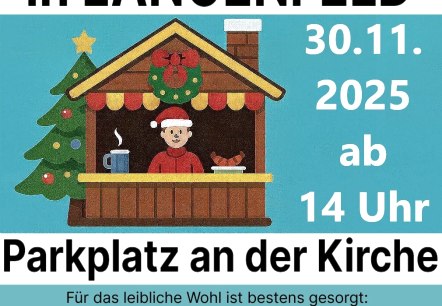 Plakat Weihnachtsmarkt Langenfeld, © Ortsgemeinde Langenfeld - CDU-Fraktion