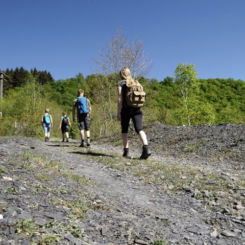Der Schieferwanderweg führt auf 2 Routen durch das idyllische Elztal mit der Klosterruine Madburg und den Schiefergruben Bausberg I und II.
